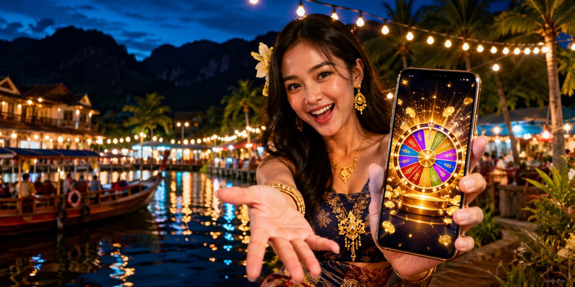 Meja roulette bergaya Melayu di Langkawi menggambarkan suasana permainan kasino tradisional yang meriah