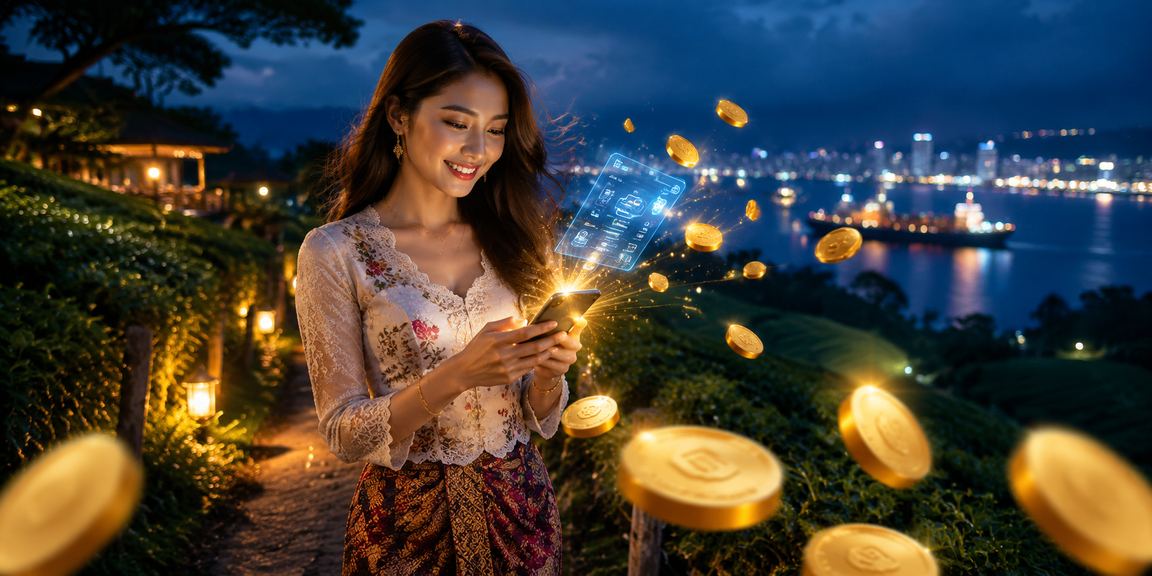 Proses deposit wang menggunakan kaedah pembayaran tempatan Malaysia gaya batik untuk main jackpot